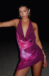 Straight Through Mini Dress Berry Lush