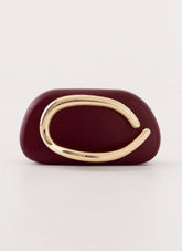 Avenna Clutch Bag - Maroon