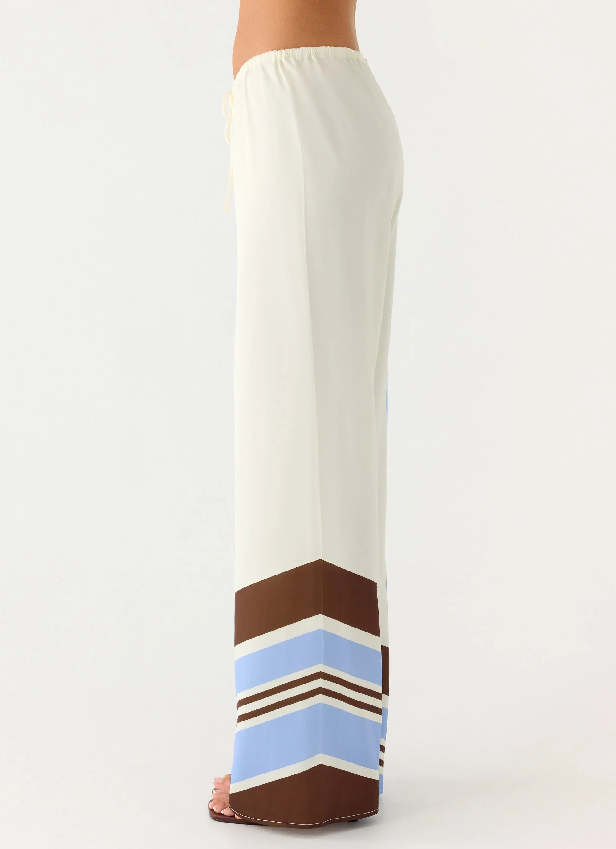 Deacon Low Rise Pants - Purple Stripe